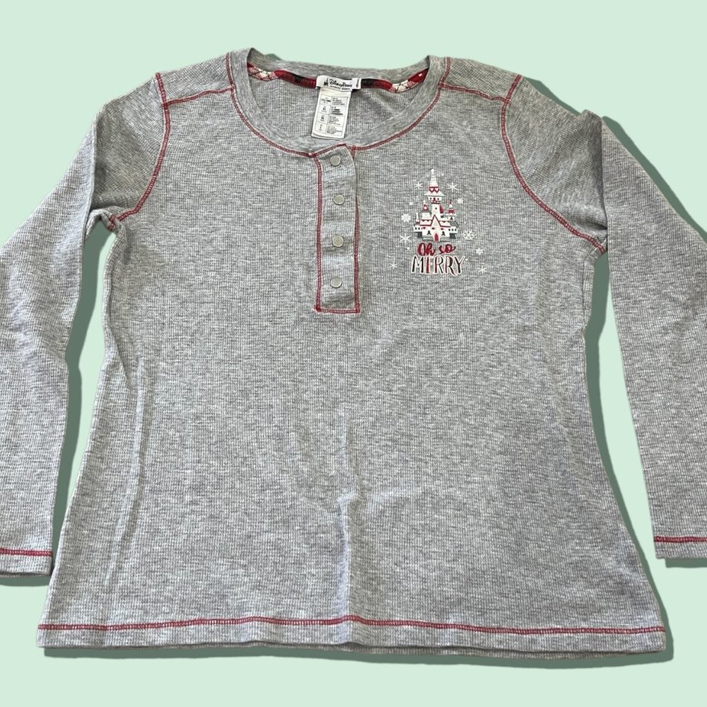 Disney Women's Sleep Shirt - Holiday 2018 - Fantasyland Castle Oh So Merry - XL